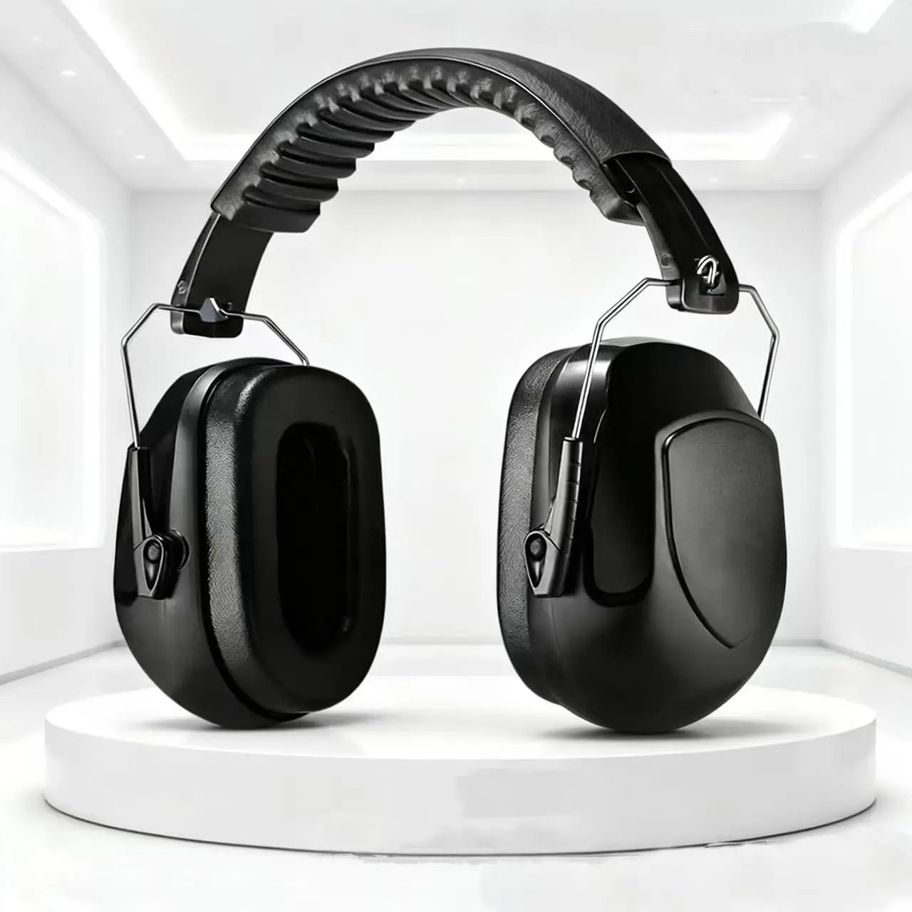 Ear protection, SNR 34 dB, noise reduction ear muffs | Fashion accessories, over-ear ear muffs, plastic material, black