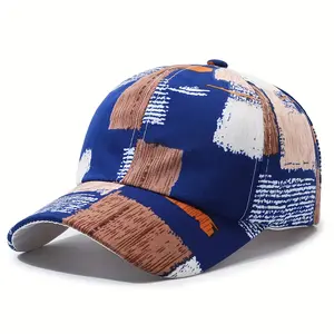 New Trendy Graffiti Checkered Unisex Baseball Cap