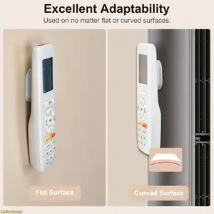 5 Pack No Drill Magnetic Remote Holder, Self Adhesive Silicone Wall Mount Organizer, Convenient Storage For TV, Fan And AC Remotes for Home Daily Use