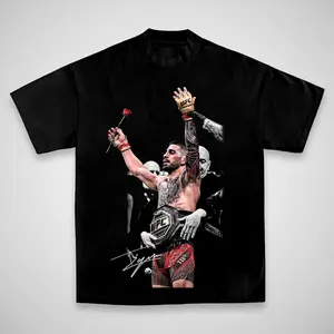 ILIA TOPURIA V2 TEE, Boxing T-shirt, Boxer Tee, Sports Shirt, UFC Shirt, MMA Shirt, Gift for Him Gift For Her Menswear Clothing Cotton Crewneck Casual Apparel Hoodie