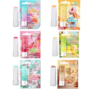 6pcs DR.DAVEY Lip Therapy Double Protection Moisturizing Lotion Lip Balm Nourishing and Refreshing Hydrating Lip Care So Dreamy Magic Sweet Goodness Lovely Sunny Lip Lipstick Sets Gifts for Women Lip Product