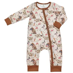 Call me Print long sleeve OnePieces