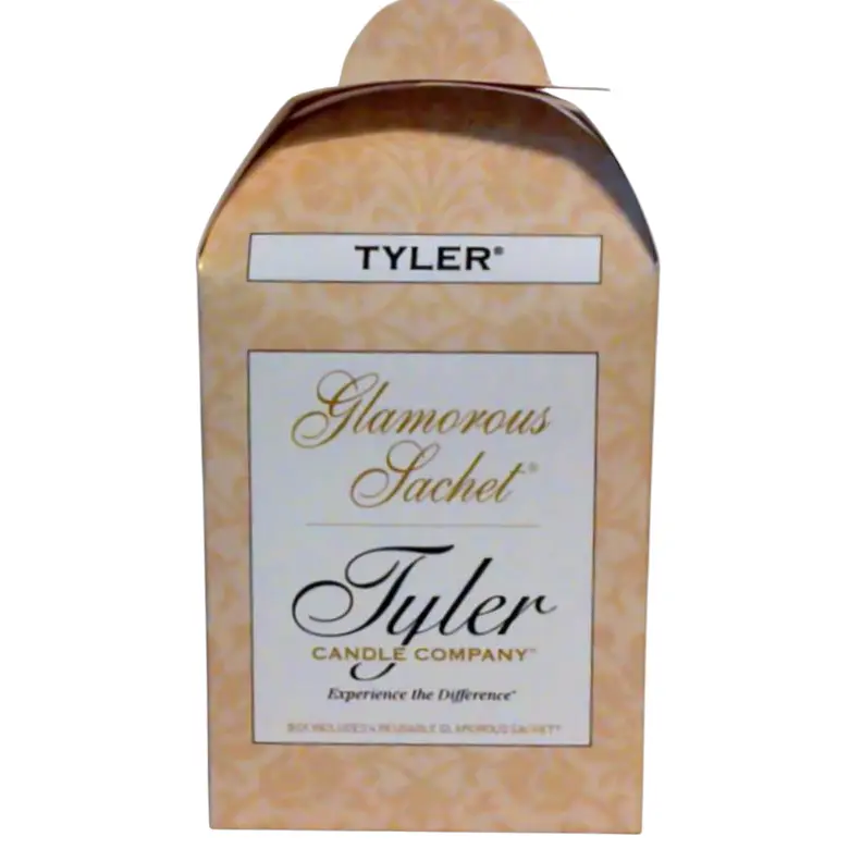 Tyler Candle Company Citrus Opulent Scented Glamorous Sachet Set - Home & Laundry Aroma Freshener for Drawers, Compatible with Vacuum Cleaner Bags