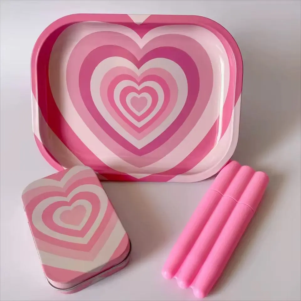 Pink Hearts 3 pcs Set