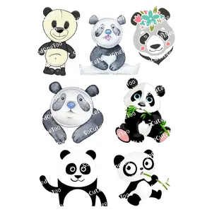 Panda #1 Waterslide Decals - Cute Panda Designs for Tumblers