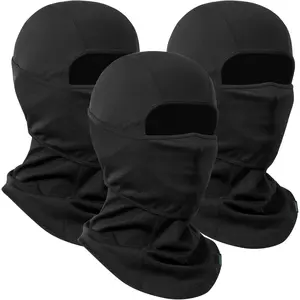 3 Pack Balaclava Ski Mask Full Face Cover - Breathable Windproof Winter Face Mask for Men, Women & Teens - Moisture Wicking Base Layer for Skiing, Snowboarding, Motorcycle, Hunting
