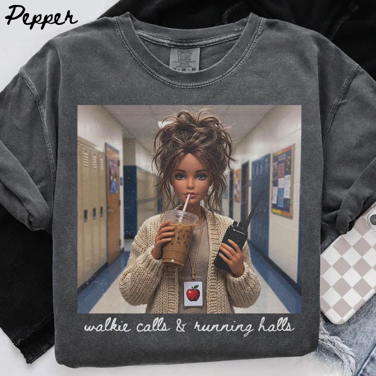 [Sale Up To 50%] Comfort Colors Assistant Principal Shirt, Back to School Gifts, Tired Doll AP Tshirt, Trendy Tee
