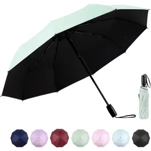 46" Travel Sun & rain Umbrella, Lightweight Windproof Umbrella, Portable Lightweight Compact Parasol with 95% UV Protection for women and men