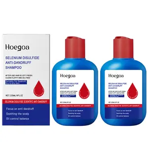 Hoegoa Selenium Disulfide Hair Care Shampoo Oil Control Refreshing Anti-Dandruff Anti-itch Scalp Cleansing Shampoo, 300ML