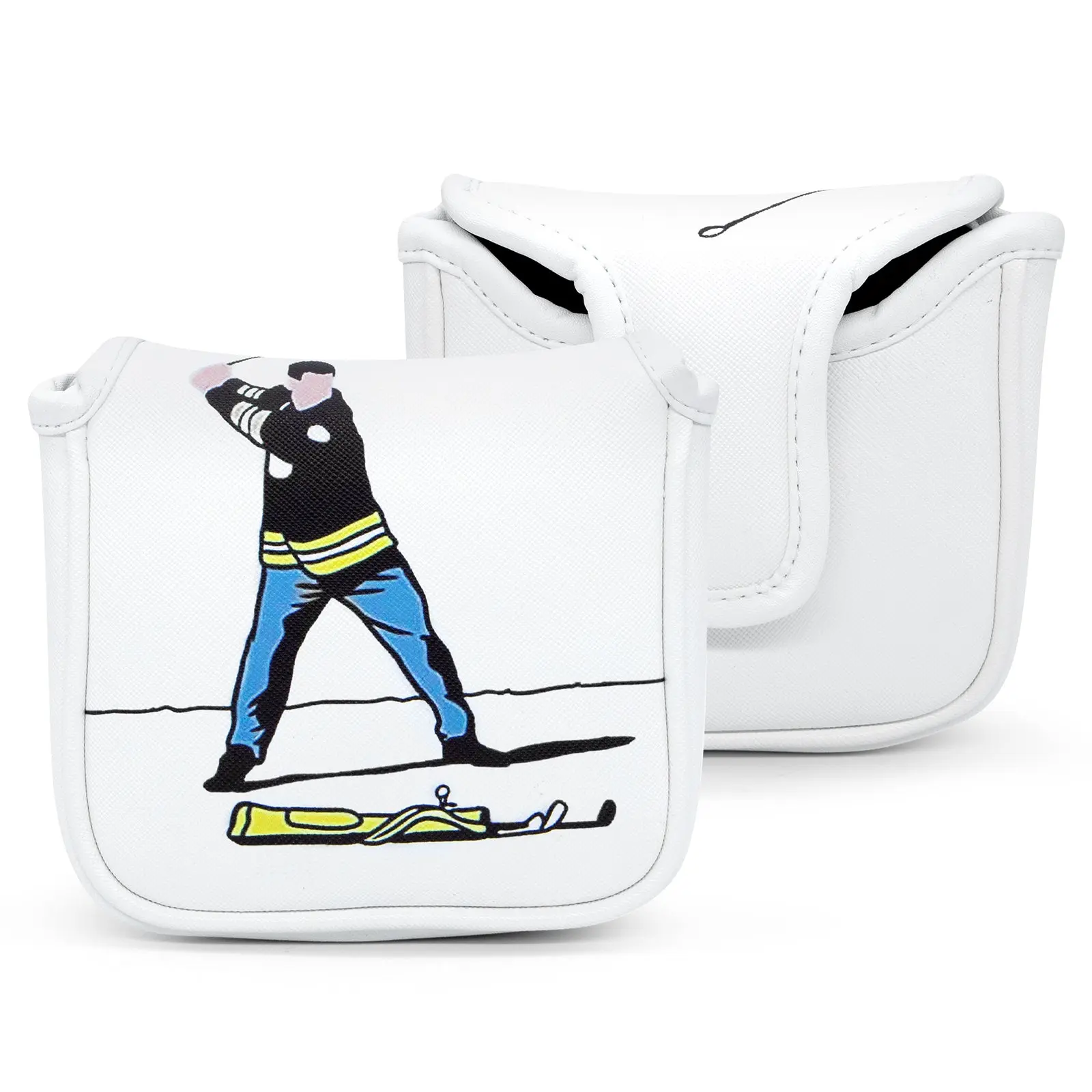 Gilmore White Mallet Putter Cover – Sweet Style, Soft Feel, and a Hole-in-One Fit! 🍦🏌️‍♂️
