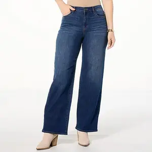 TWRHLL by Christie Brinkley Wide Leg Jean