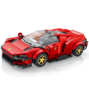 Building Blocks Super Car Toy, Building Blocks Set, 306pcs Home Decoration Series, Suitable for Ages 14+, Christmas Gift Birthday Present