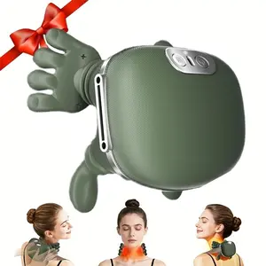New Automatic Rechargeable Portable Shoulder Neck Massager, Hot Compress Relief for Waist and Trapezius Muscle, Gift Idea