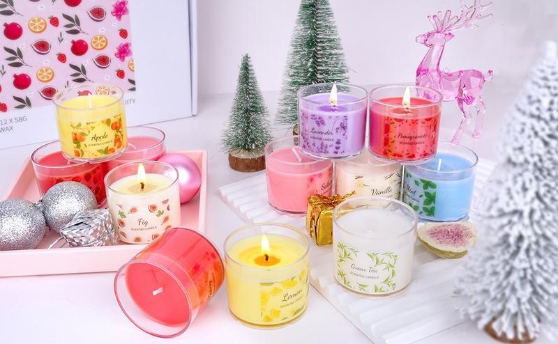 Scented Candles for Home 12 Pack, Natural Soy Mini Candles Bulk Set, Perfect Gifts for Women, Ideal for Mother’s Day, Anniversary, Birthday, Valentine’s Day, Christmas & Bridesmaid Presents