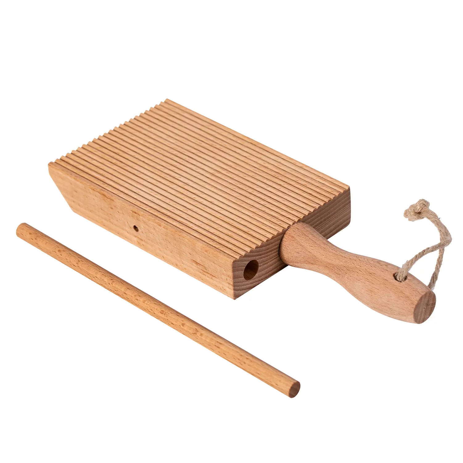 Natural Gnocchi Boards Paddle -- Beechwood Quick Gnocchi Stripper and Paddle Easily Create Authentic Homemade Pasta and Butter Without Sticking