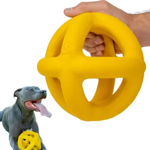 Indestructible Giant XL Dog Ball - Lifetime Replacement - Durable Toy for Aggressive Chewers - Safe, Non-Toxic Natural Rubber - Chew, Tug & Fetch - Tough, Heavy Duty - Large Breed, Massive 8"