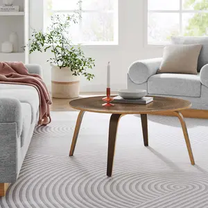 Modway Fathom Wood Coffee Table in Walnut