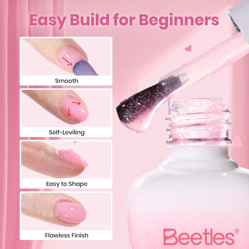 Beetles Valentine Builder Gel Polish Set - Nail Extension 7 in 1 Nail Builder Strengthener Gel Clear Glitter Color Builder Extension Nail Gel for Holiday Nail Art Design for Girls Easter Nail Designs Spring Floral Nails newyearnewme valentinesday Beetles Valentine Builder Gel Polish Set - Nail Extension 7 in 1 Nail Builder Strengthener Gel Clear Glitter Color Builder Extension Nail Gel for Holiday Nail Art Design for Girls Easter Nail Designs Spring Floral Nails newyearnewme valentinesday