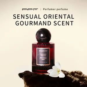 FPF Black Silk Eau de Parfum 50ml (1.7 fl oz) | Oriental Gourmet Coffee Scent | Warm, Cozy & Long-Lasting Fragrance | Perfect Gift