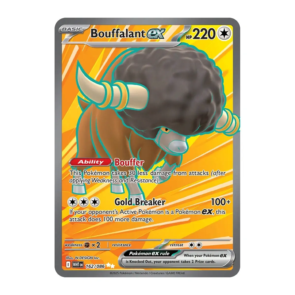 Bouffalant ex – 162/086