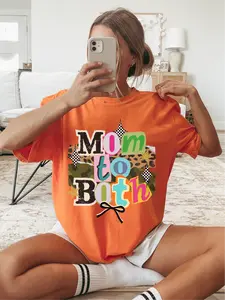 Mom to Both ~ Unisex Short Sleeve CC Garment Dyed T-Shirt Printed in the USA