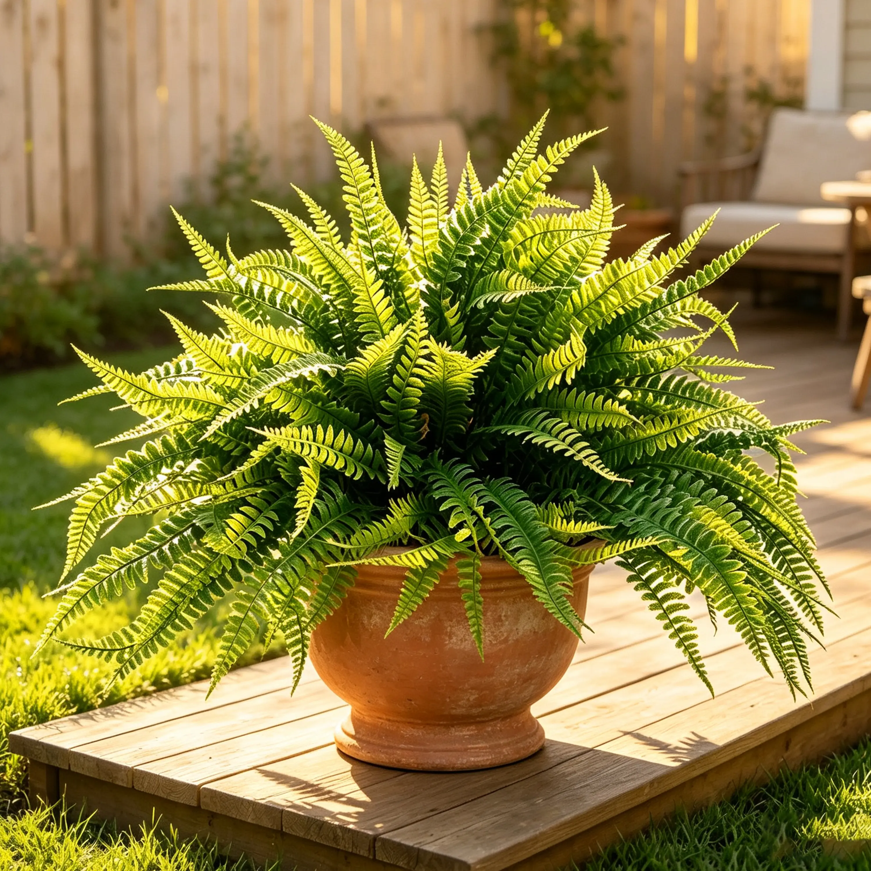Artificial Boston Ferns Bundles (4/8/12 Pcs) UV Resistant Fake Greenery Stems for DIY Window Boxes Outdoor Planters Wall Decor