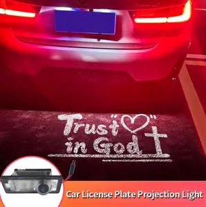BMW Series License Plate Projector Lamp Atmosphere Lights Car Rear Trunk Lighting Led Roof Twinkle Led Backlights for Enhanced Night Drive