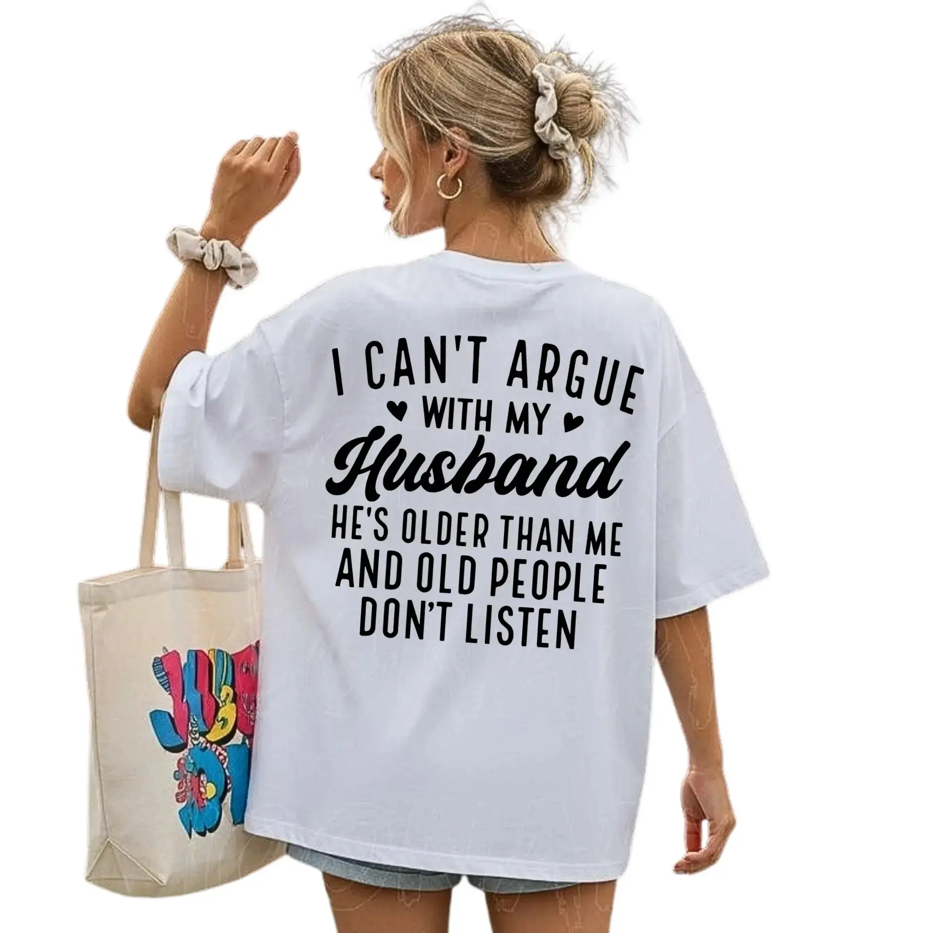 Husband Wife humor shirt, t-shirt, love husband shirt,Casual,shirts Cotton Top