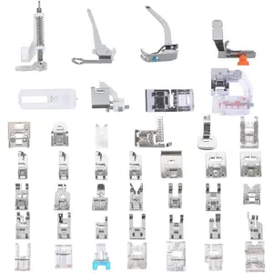 Sewing Machine Presser Feet Set 42 Pcs for, Babylock,,, Elna,, New Home,, Necchi,, and Most of Low Shank Sewing Machines