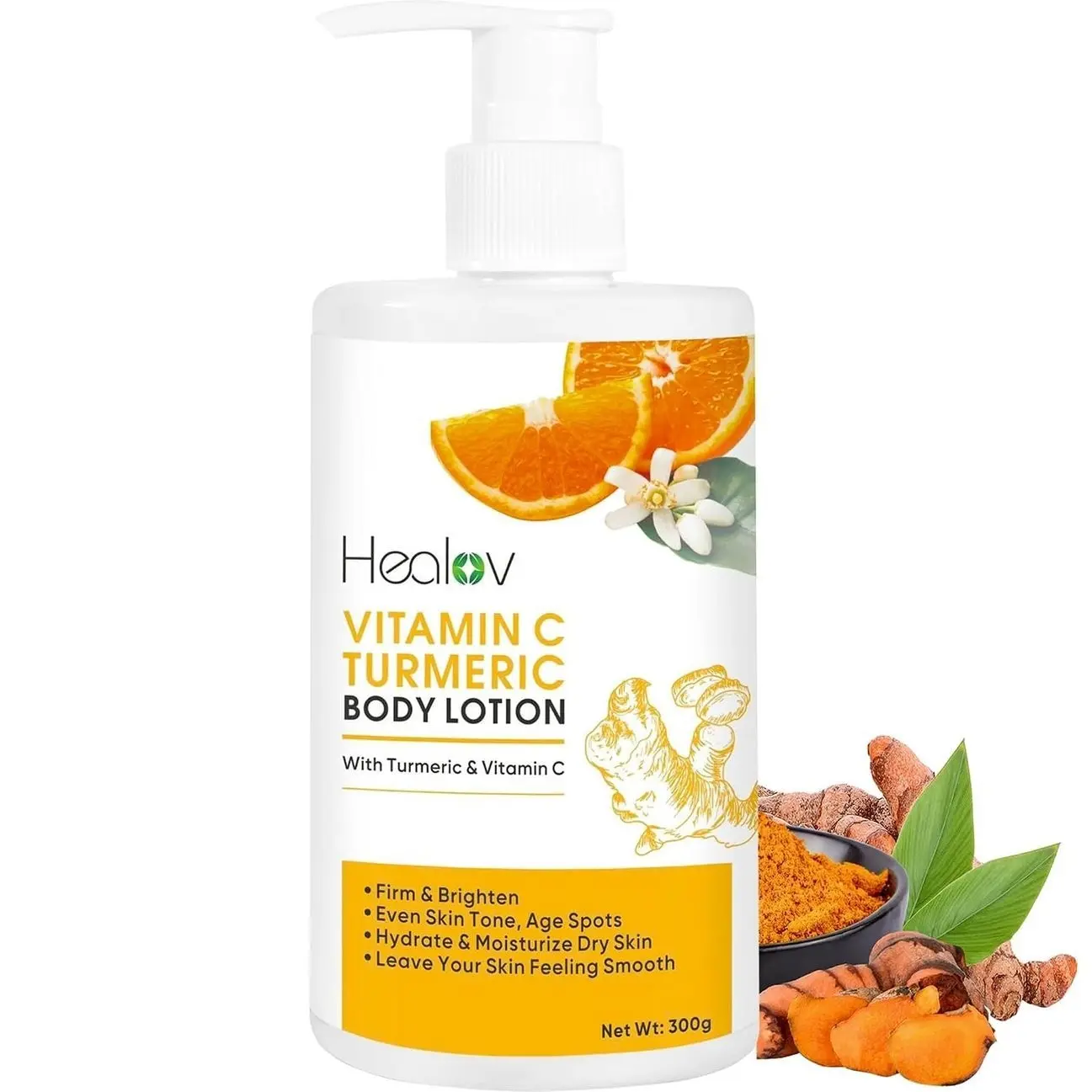 Turmeric Lotion for Dark Spots – Natural Skin Brightening Body Lotion – Turmeric Face Cream to Cleanse Skin, Fight Acne, Even Tone, Clear Scars, and Sun Damage – Dark Spot Cream for Hyperpigmentation