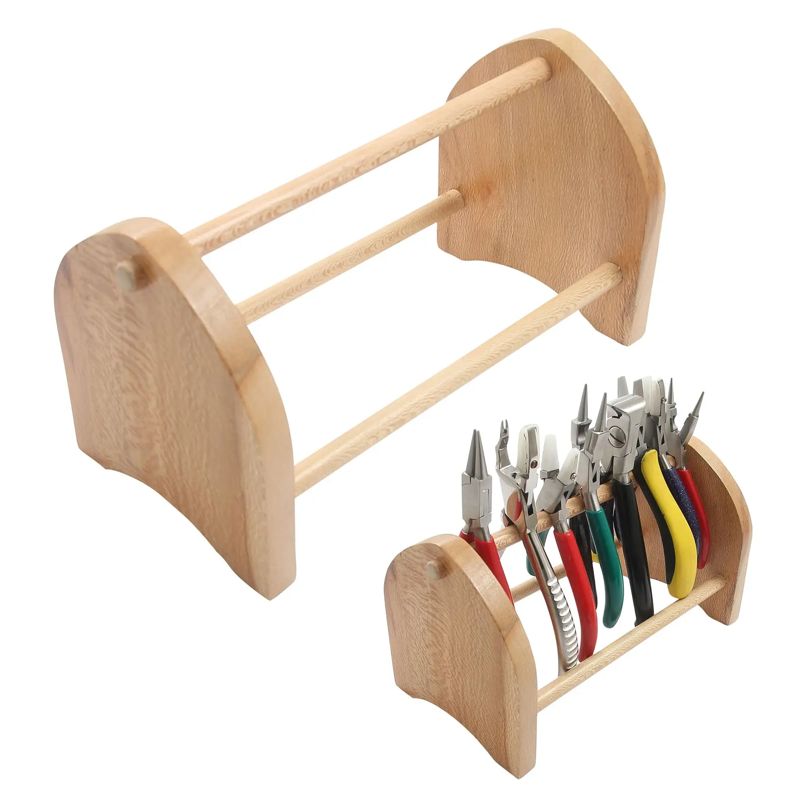wooden tool stand