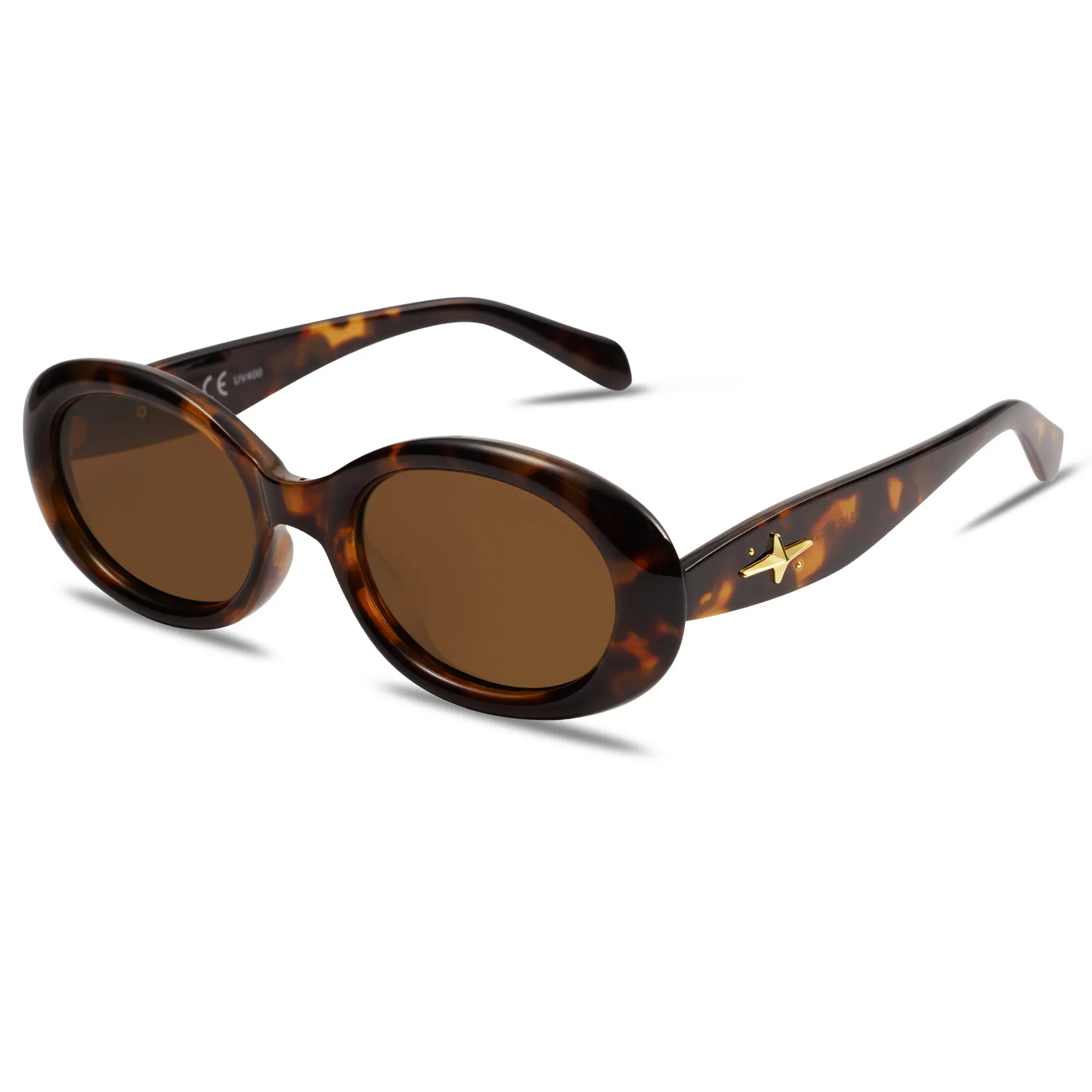 SOJOS Small Retro Oval Polarized frame for Women Men 90s Vintage UV400 Protection Sunglasses SOJOS Small Retro Oval Polarized frame for Women Men 90s Vintage UV400 Protection Sunglasses