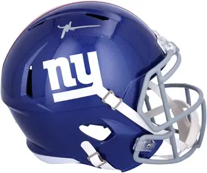 Malik Nabers New York Giants Autographed Riddell Speed Replica Helmet - Fanatics Authentic Certified