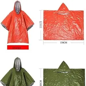 Blankets Rain Poncho Hybrid Survival Gear And Equipment | Waterproof Camping Gear Outdoor Blanket For