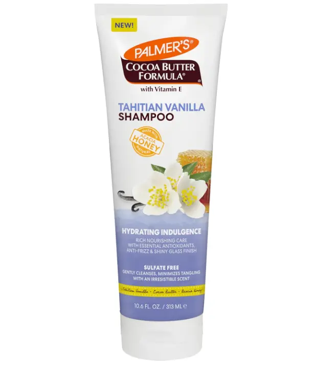 Palmer's Tahitian Vanilla Hydrating Hair Shampoo (10.6 Fl Oz) | Indulgent, Hydrating & Moisturizing Shampoo with Vit. E & Acacia Honey for Shine, Smoothness & Frizz Control, All Hair Types