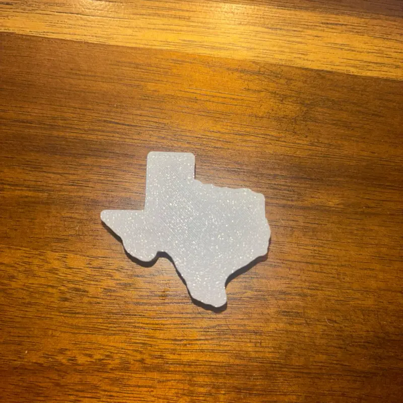 Texas Shaped Straw Topper