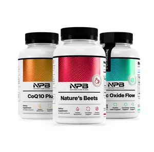 Heart Health Bundle – Nature’s Beets, CoQ10 Plus, Nitric Oxide Flow, Supports Blood Pressure, Heart Health, Cholesterol, Immune System, Circulation Booster, Nitric Oxide Production, Energy, Amino Acid, Recovery Support