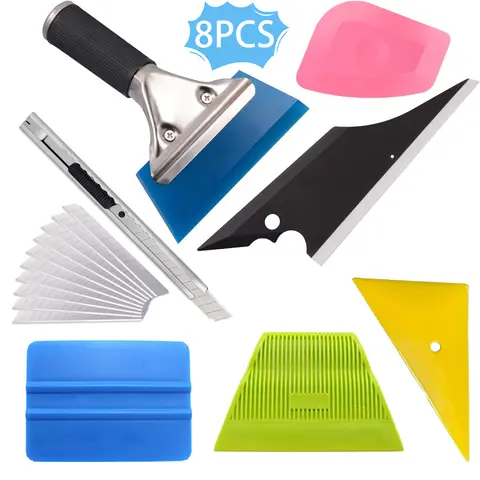 Vehicle Vinyl Wrap Window Tint Film Tool Kit,Precut/Auto Window Tint Kit,Car Glass Protective Film Wrapping Installation Set