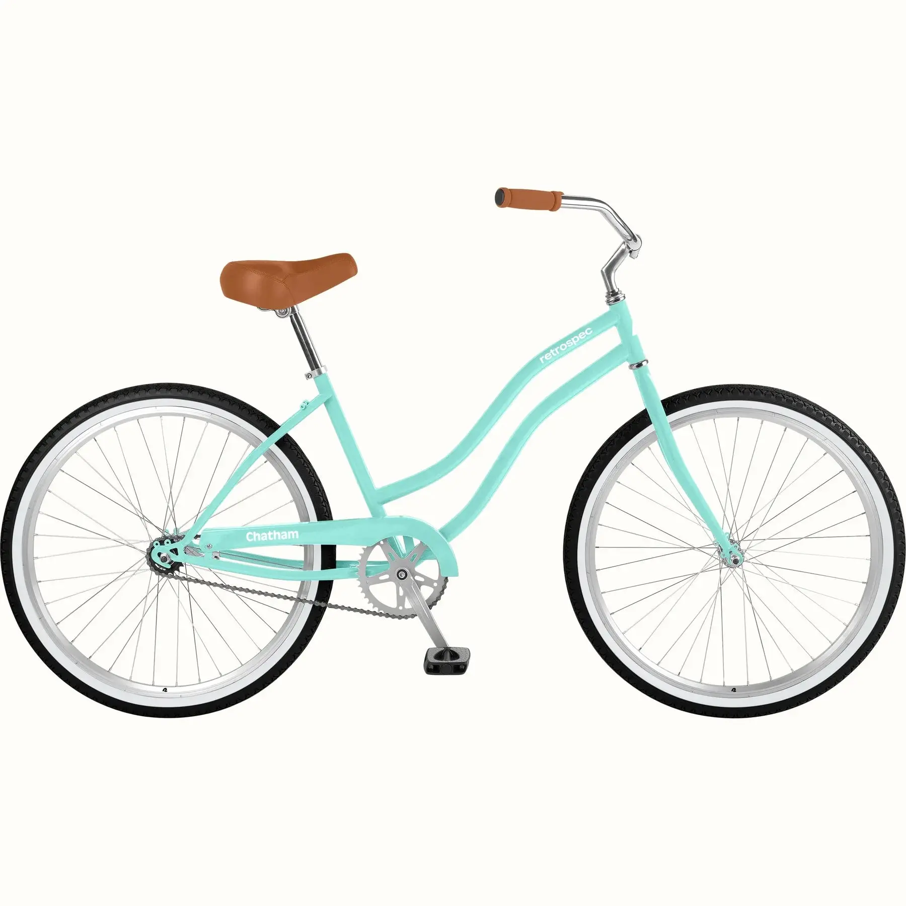 Retrospec Chatham 1 Step-Thru Single-Speed Beach Cruiser Bike - Seafoam (New In Box)