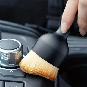 Car Interior Cleaning Brush, Soft Bristle Gap & Vent Cleaner for Seats, Vents, Console, Auto Detailing Kit, Car Cleaning Supplies, Deep Dust Removal Tool