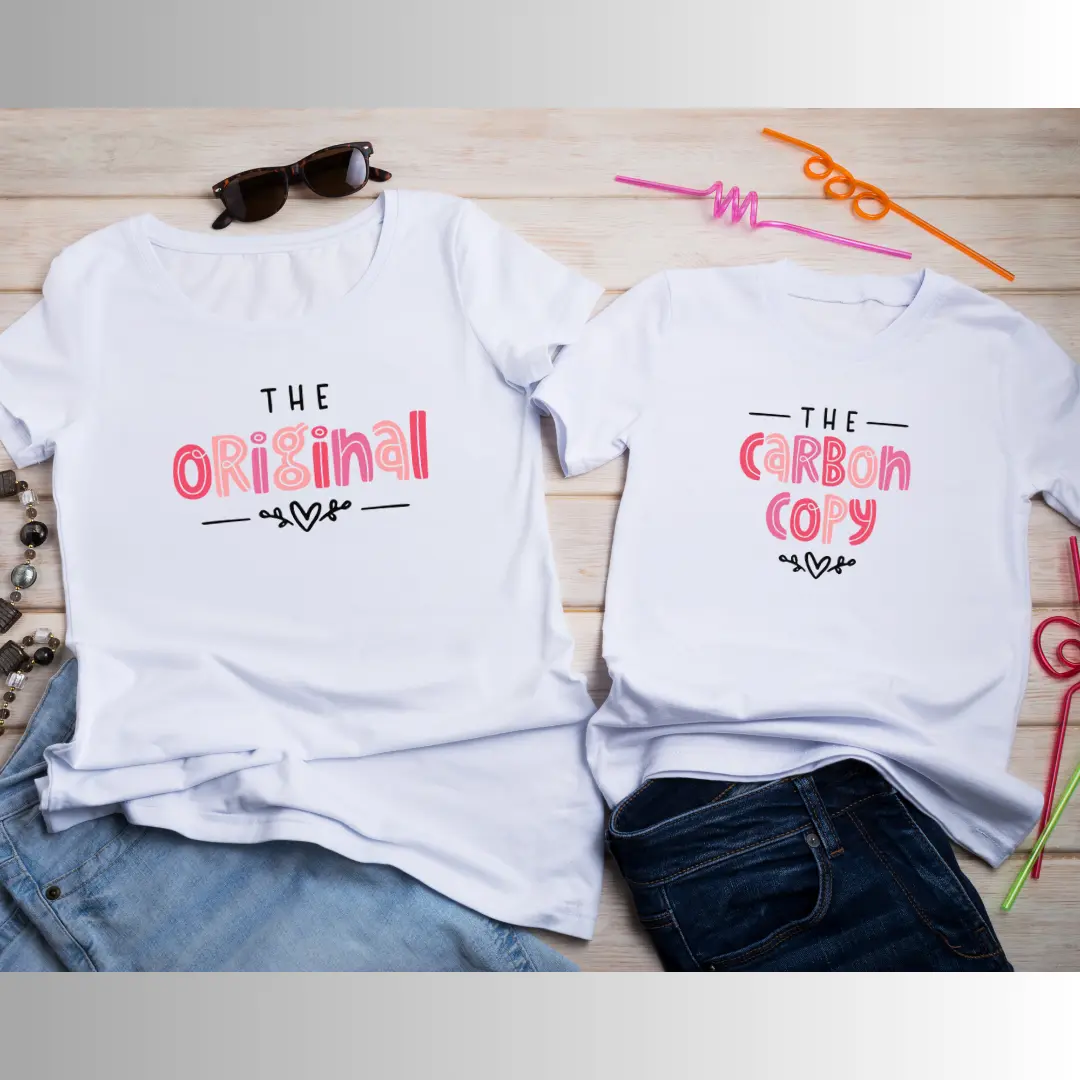 The Original The Carbon Copy Matching Shirts, Mommy and Me Matching Shirts, Mom and Daughter Shirt set, Shirts for Mom, Gifts for Mom