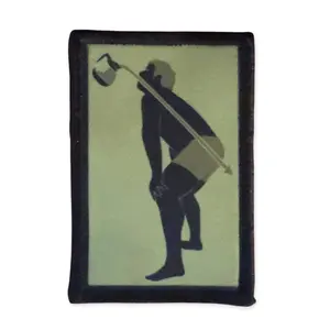Coffee Runs Right Through Me Funny Morale Patch