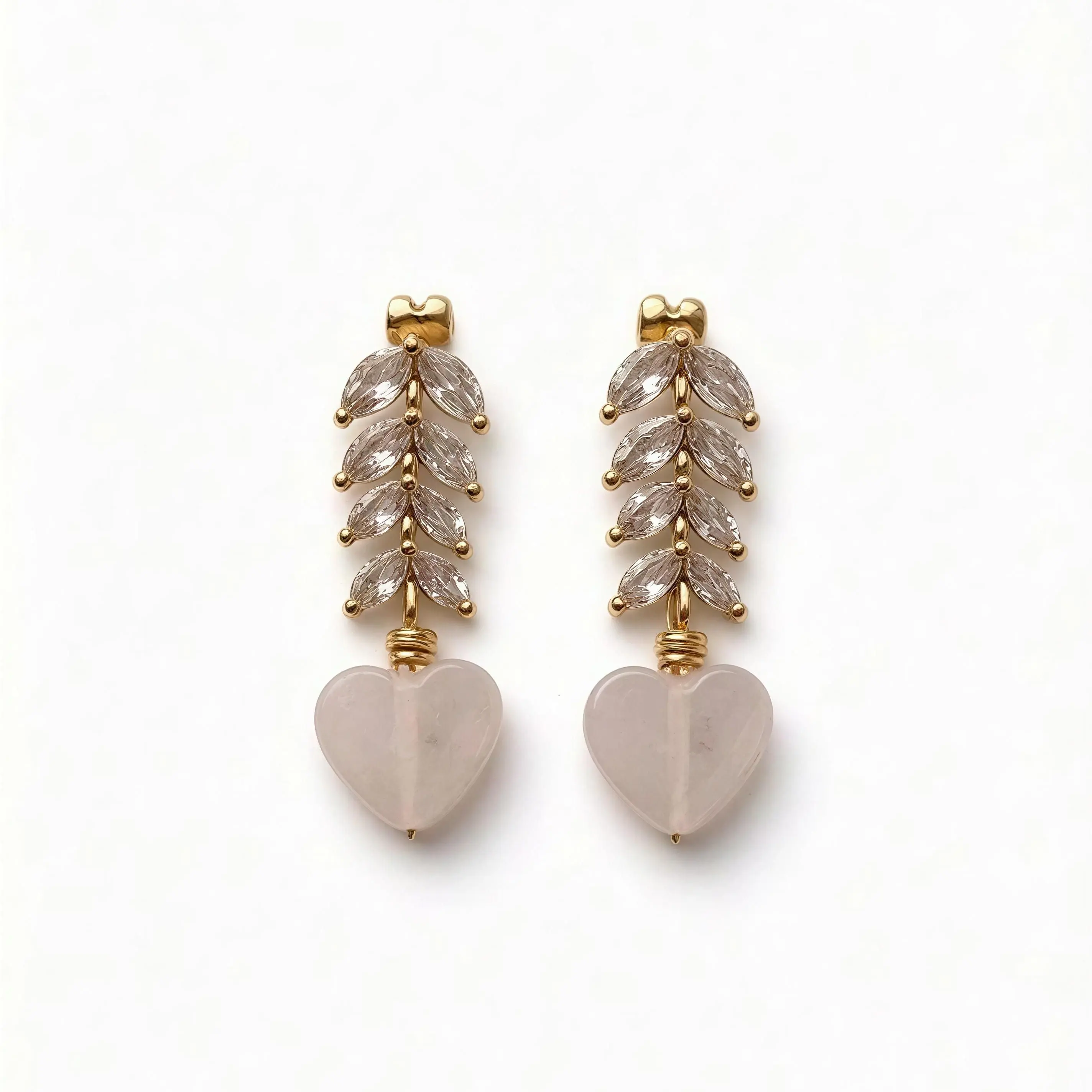 Rose Quartz Earrings