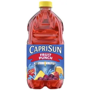 Capri Sun Fruit Punch Flavored Juice Drink Blend – 64 fl oz Bottle | Refreshing Family-Size Fruit Beverage