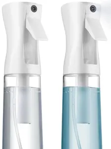2 Pack Continuous Spray Bottles - Ultra Fine Mist Sprayer | Water Spray Bottle For Hair Mister Spray Bottle | Hair Spray Bottles For Hairstyling, Cleaning, Salons - 2pk 6.8 OZ / 200 ML