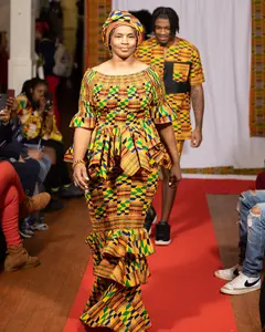 His & Hers Kente Ankara Matching Outfits