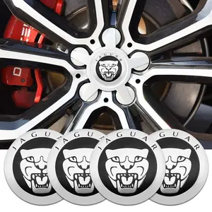 4pcs 56mm Car Hub Cap Center Cap Logo High Quality Sticker Car Sticker Car Accessories For Jaguar XF XJ XE XK F-Pace F-Type X-Type S-Type X-TYPE I-Pace XFR XKR XJL XJS XEL XFL Svr
