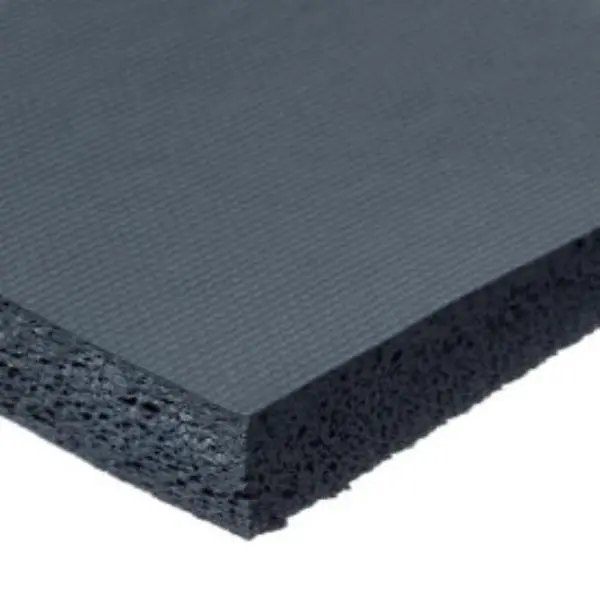 USA Sealing B2272325 Black Fire Retardant Silicone Foam with High Temp Adhesive - 0.25 x 12 x 12 in.