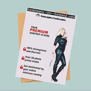 Prank Mail- Fake Dominatrix Subscription Hilarious Envelope for Funny Gag Gift 100& Anonymous