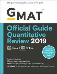 USED-GMAT Official Guide Quantitative Review 2019: Book + Online by Gmac (Graduate Management Admission Coun (Paperback)